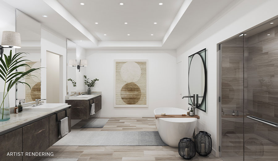 Lumena Bathroom Rendering
