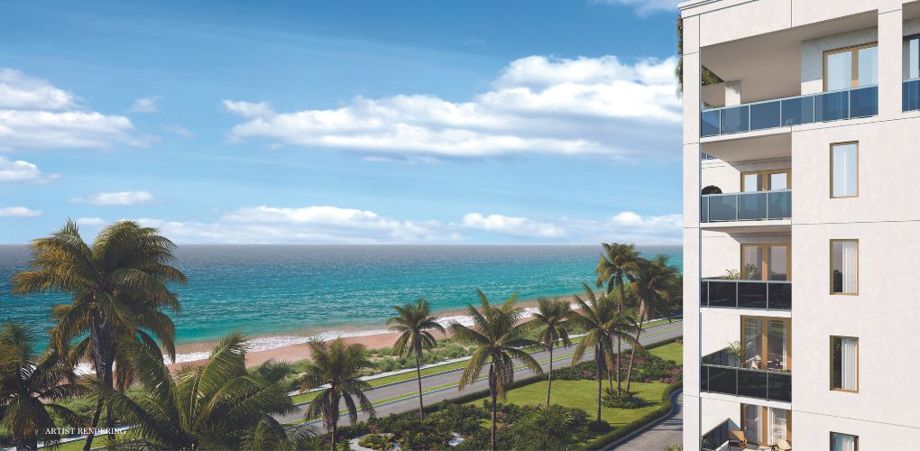 luxury condominium exterior rendering