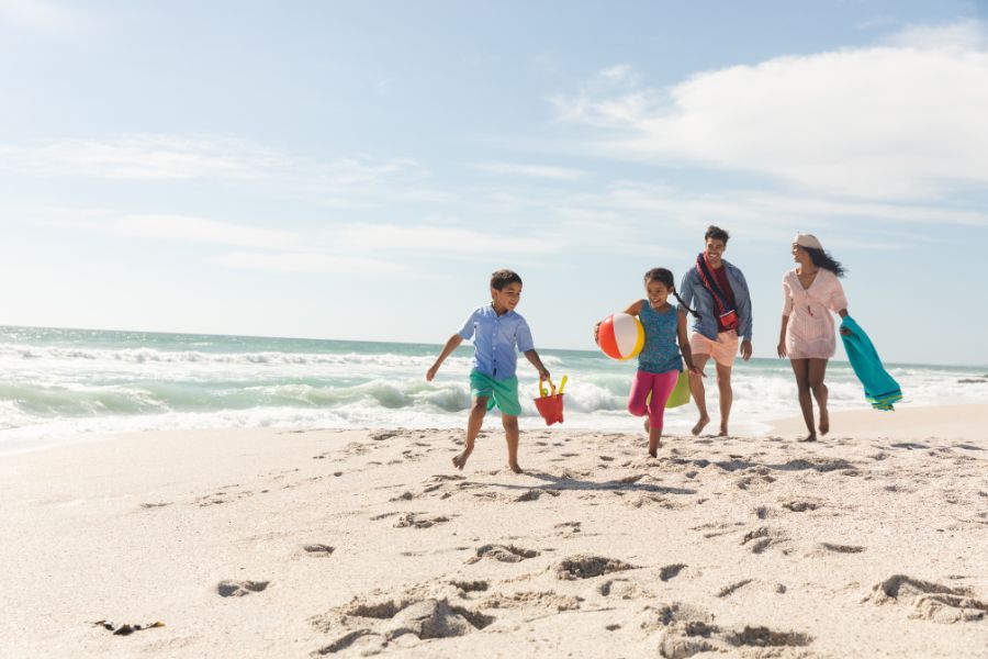 A beach on the space coast of Florida